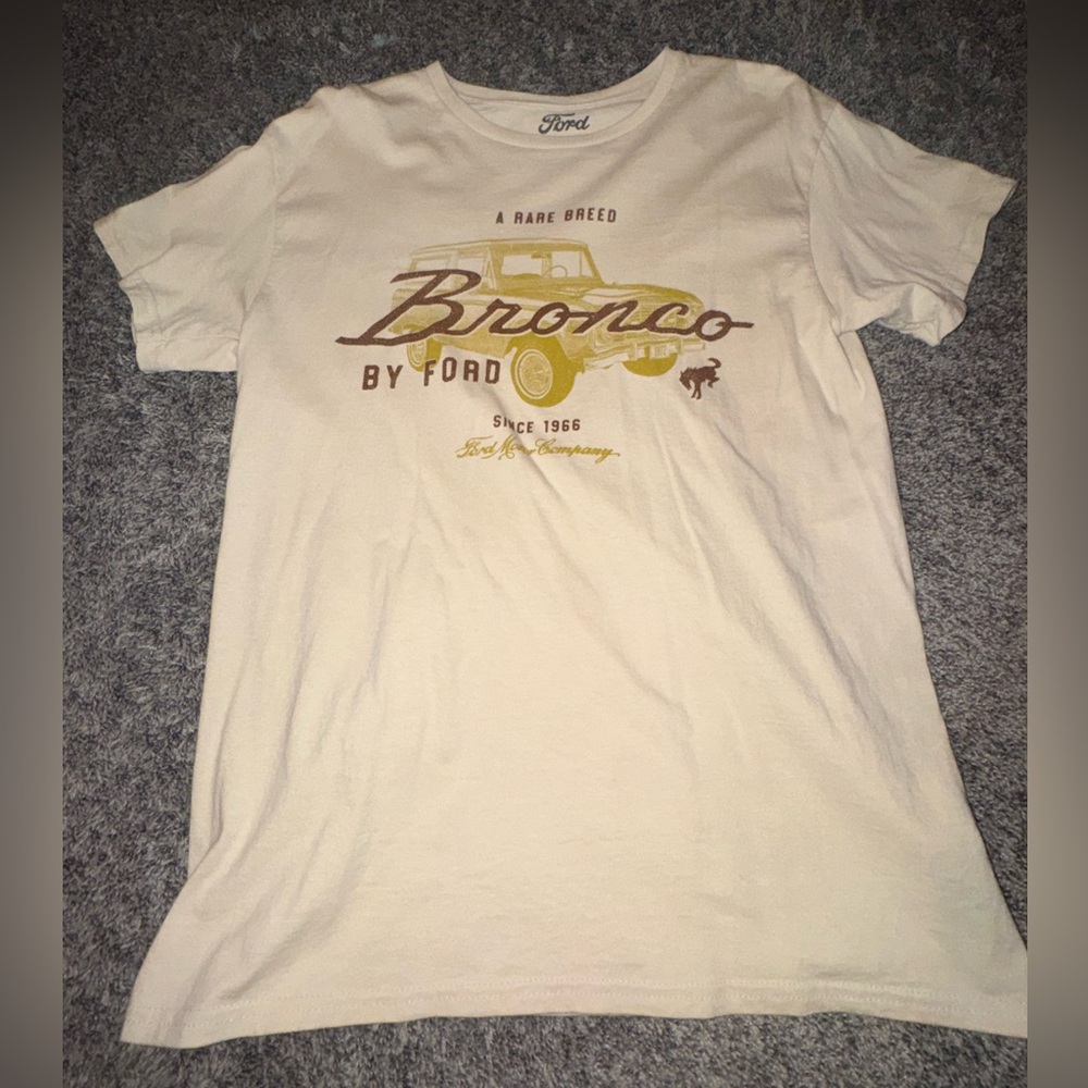 Ford Logo Cream Cotton Shirt